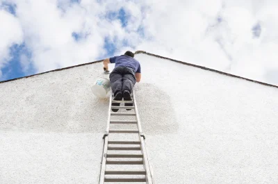 Peinture extérieure à Videlles — façades et ravalement